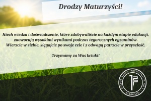Drodzy Maturzyści!