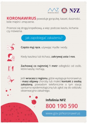Informacje nt. koronawirusa