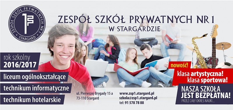 Rekrutacja na nowy Rok Szkolny 2016/2017