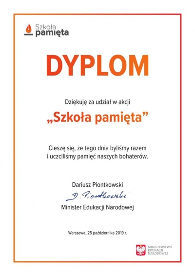 &quot;Szkoła pamięta&quot;