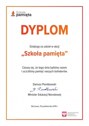 "Szkoła pamięta"
