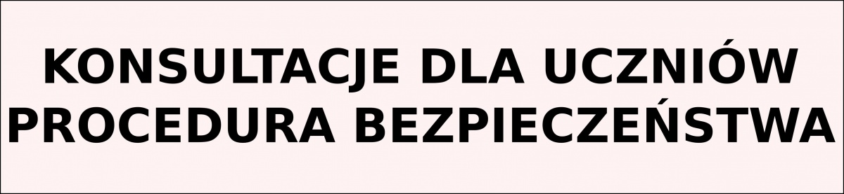 Konsultacje dla uczniów