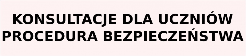 Konsultacje dla uczniów