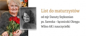 List do maturzystów