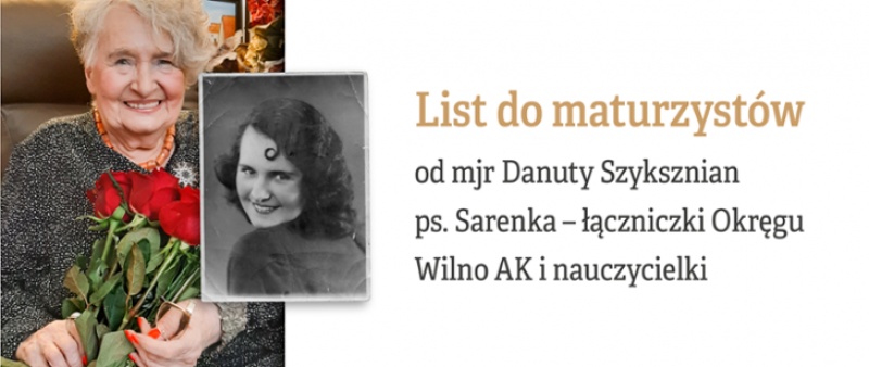 List do maturzystów