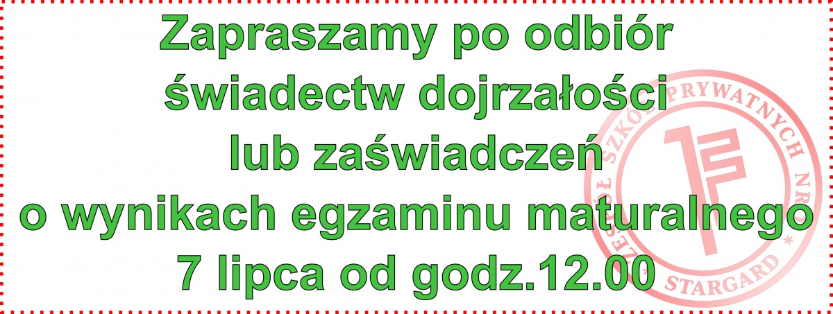 Wyniki egzaminu maturalnego